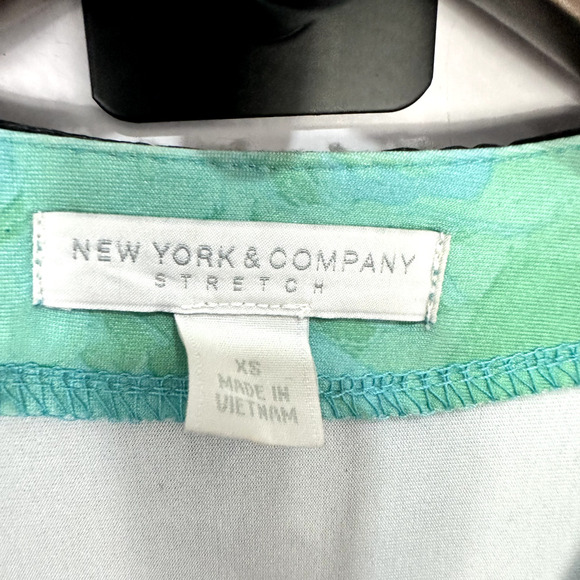 Vtg Y2K New York & Co Maxi‎ Dress Womens XS Blue Feminine Boho Fairy Ethereal - Picture 3 of 8